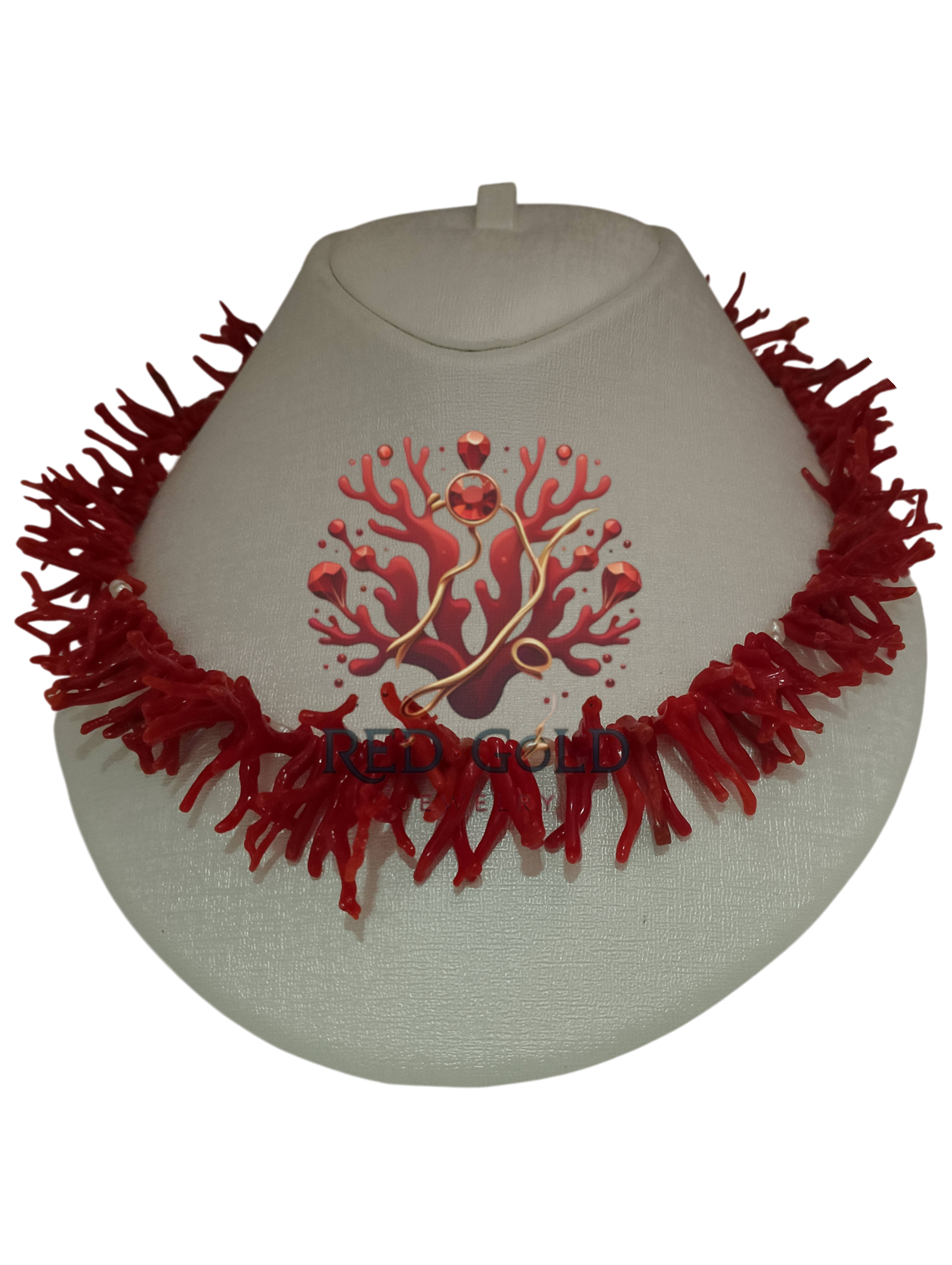 عقد فاخر  من المرجان واللؤلؤ C-02 – لمسة أنثوية لا تقاوم - miniature 2